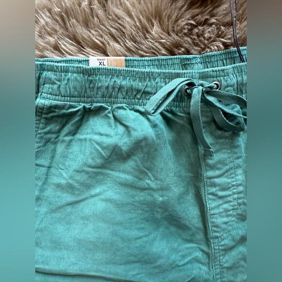 Prana Canyon Camp Shorts Elastic Waist Men’s Extra Large XL Green - Picture 2 of 5